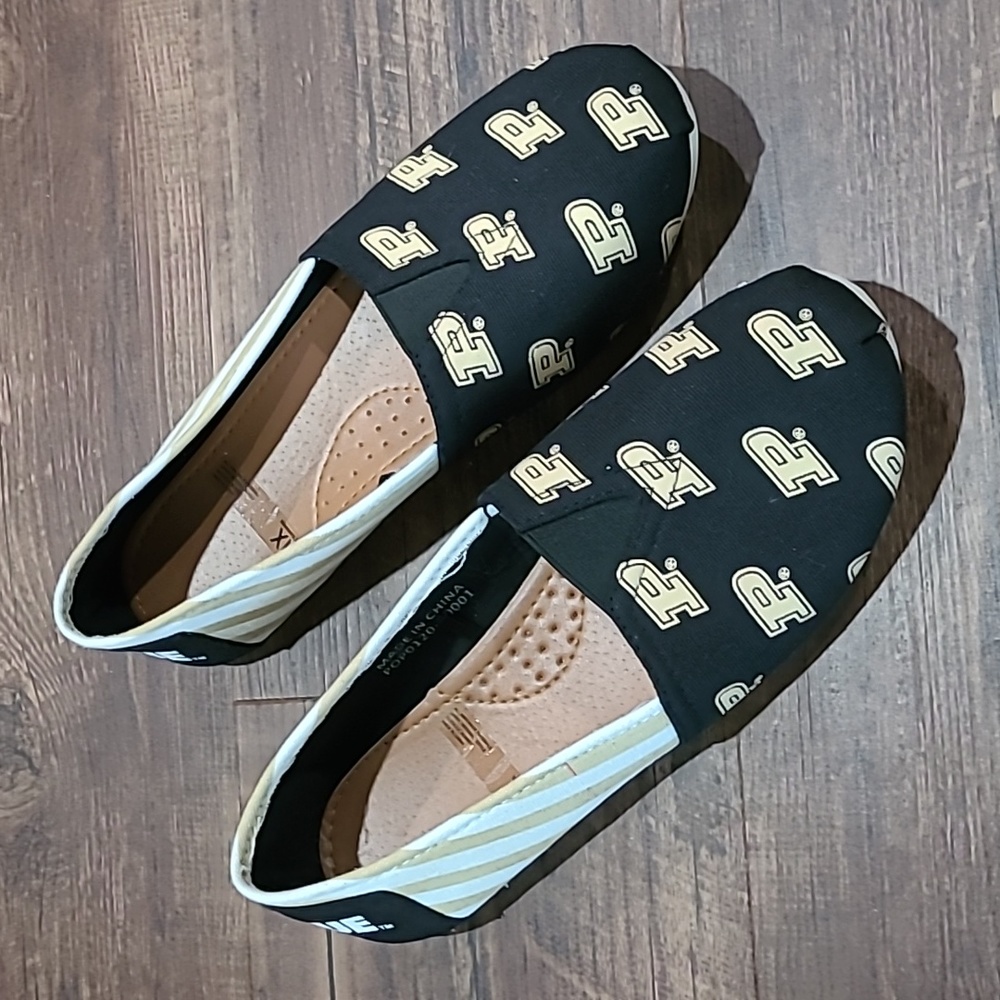 Purdue University Cotton Slide on Shoe Women's XL